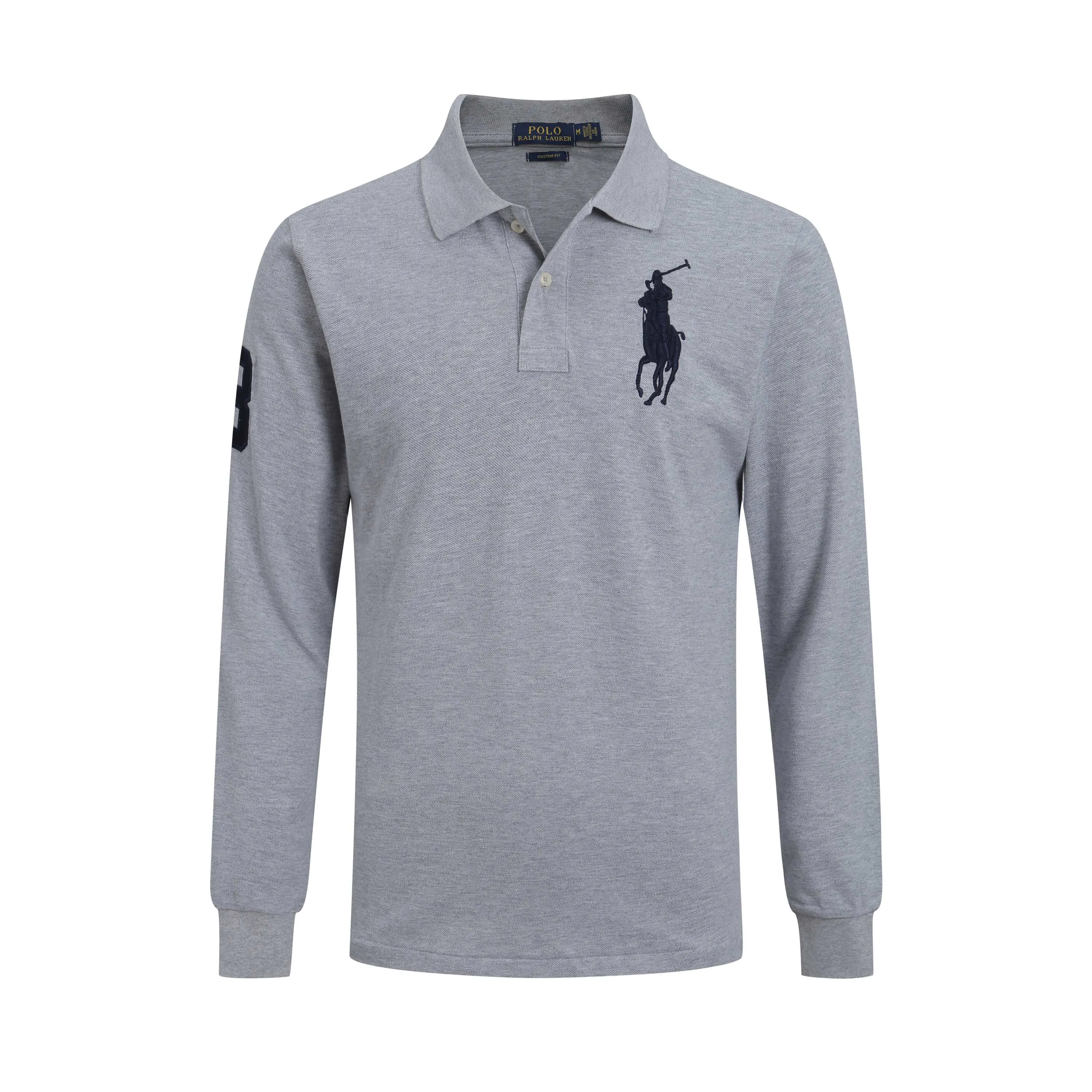 P190 Ralph Lauren polo pony logo long-sleeved polo shirt Size: S-XXL Style number: 9920